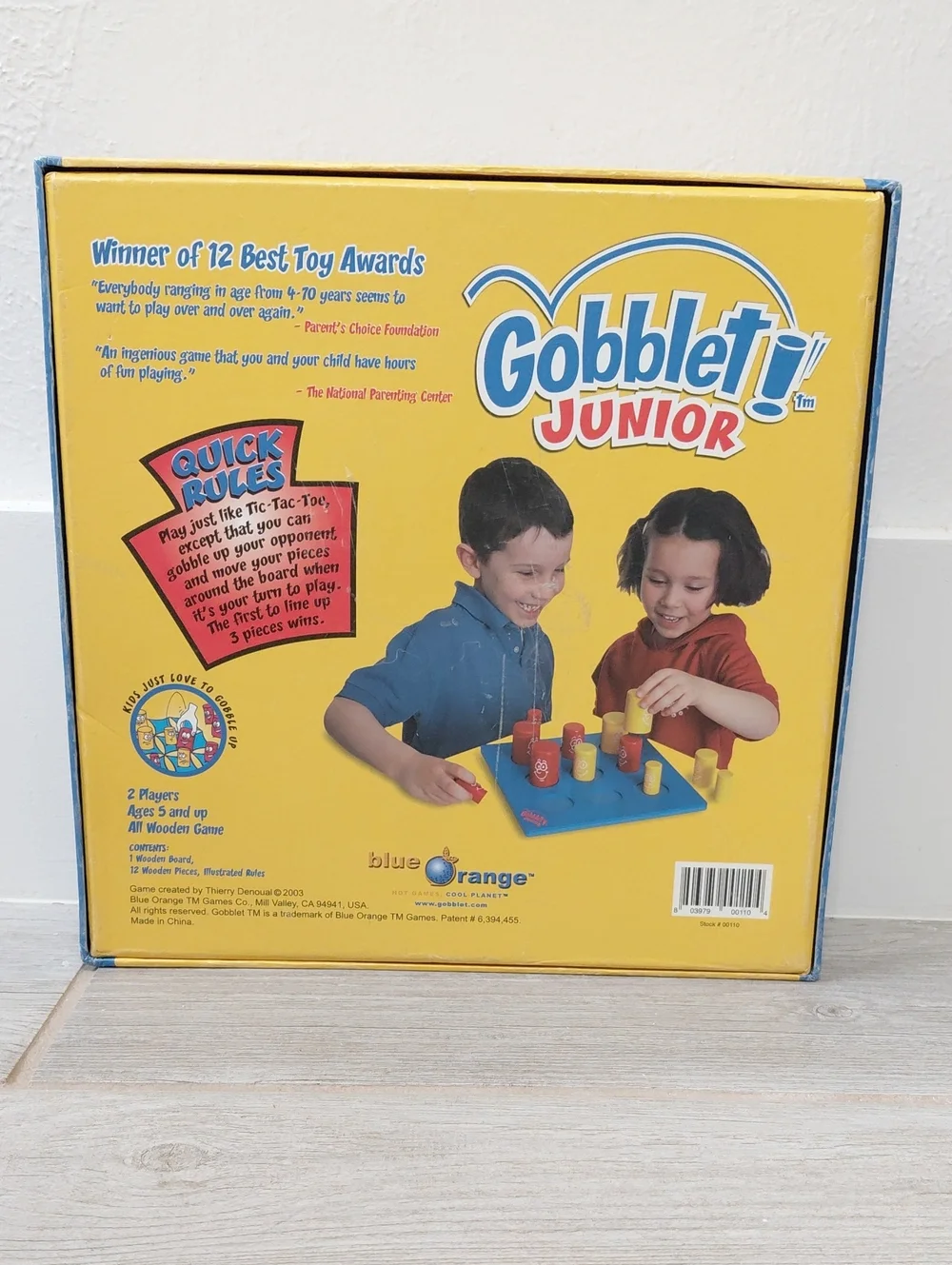 Gobblet Junior All Wooden Strategy Board Game